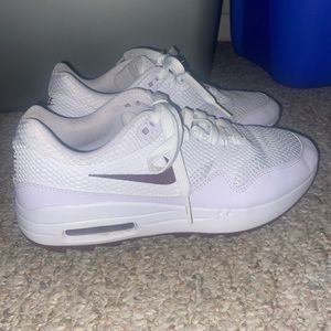 Nike Air Max 1 White Grape Golf shoe new cond.